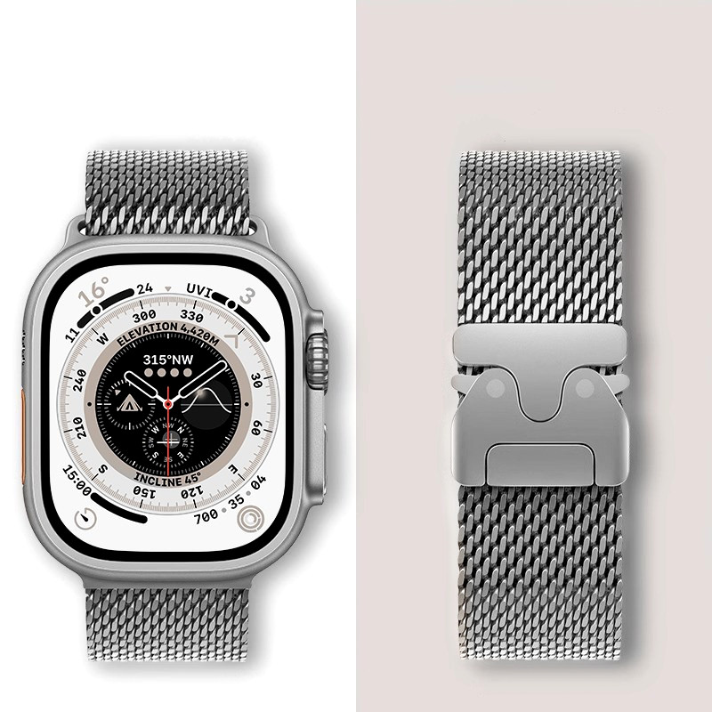 สาย Milanese Loop สำหรับ Apple - Mesh Coil Strip บทวิจารณ์และราคา