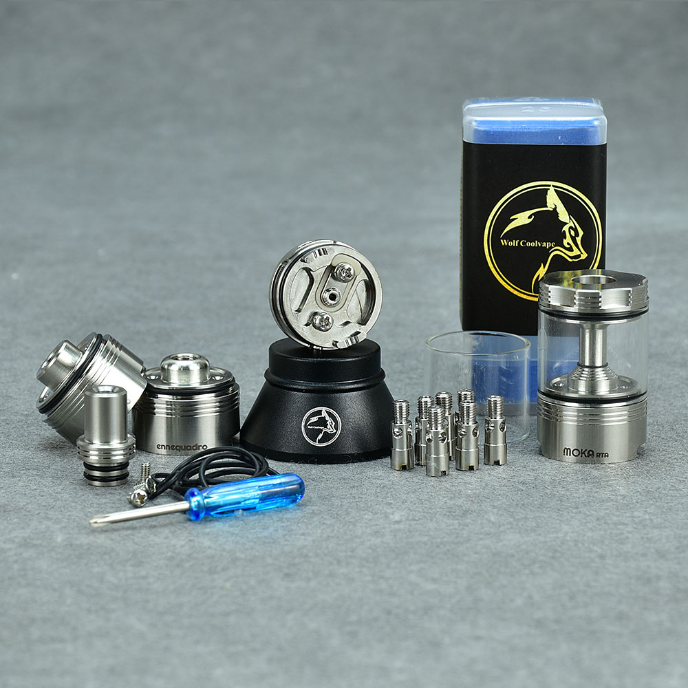 Wolfcoolvape Moka mtl RTA Rebu - Vaping Air บทวิจารณ์และราคา